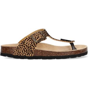 Braqeez 422411-513 Meisjes Slippers - Print - Imitatieleer - Gesp