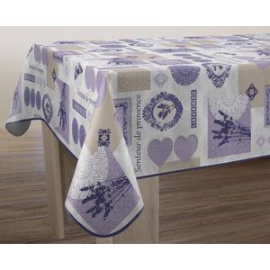 Tafelkleed anti-vlek Lavande violet 240 x 150 cm Tafellaken - Decoratieve Tafel Accessoires - Woonkamer Decoratie - Bonne et Plus®