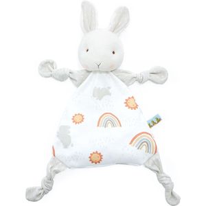 Bunnies By The Bay Little Sunshine knuffeldoekje - Speendoekje - Extreem zacht - Machine-wasbaar - Konijn - 30 cm - Wit