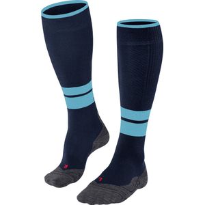FALKE TK Compression Energy Wandelen compressie anti zweet functioneel garen wol sportsokken heren blauw - Maat 43-46 W4