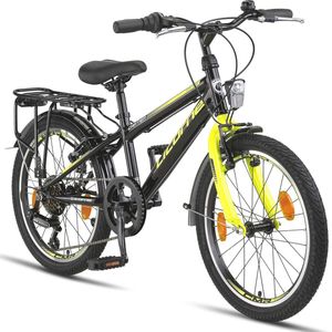 Premium Mountainbike 20 inch Fiets voor Kinderen met 6 Versnellingen en Shimano Schakeling