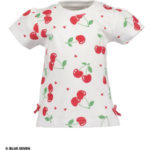 Blue Seven - T-shirt - korte mouwen - wit - Maat 80