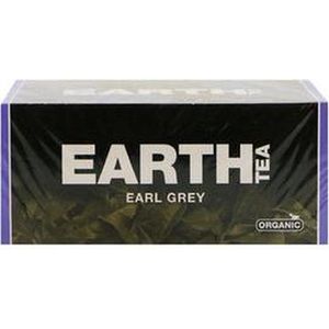 Earth Tea Thee earl grey biologisch 2 gr per zakje, doosje 30 zakjes