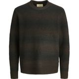 JACK & JONES Trui  bruin / zwart