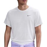 Nike - Miler Breathe - Sportshirt - Summit White - 100% Polyester