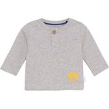 Boys Tee Sabis Long Sleeve, Grijs Melange - P287, 50 cm