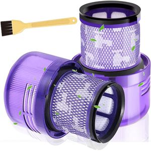 Vacuümfilter 2 stuks vervanging Dyson V11 V15 SV14 HEPA-filters met reinigingsborstel - wasbaar reserveonderdelen absolute dierlijke koppelaandrijving
