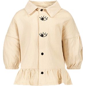 Lidian The New Chapter D401-7110 Meisjes Blouse - Simply taupe - Maat 92