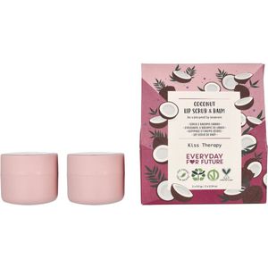 Everyday For Future - Kiss Therapy Duo Set - Lip Balm en Lip Scrub - Coconut - 9,5gr