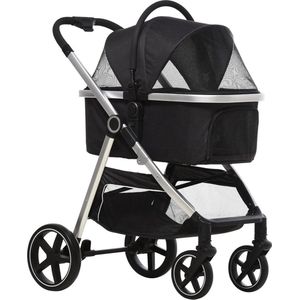 DailySupplies® Hondenbuggy Inklapbare - Honden Buggy Grote Honden - Zwart