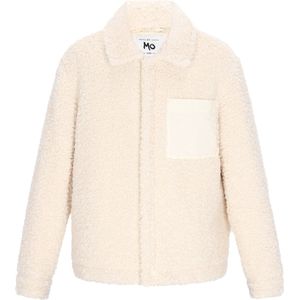 MO - Tussenjas - Wit - Gevoerde Zoom/Rand - Normale Pasvorm