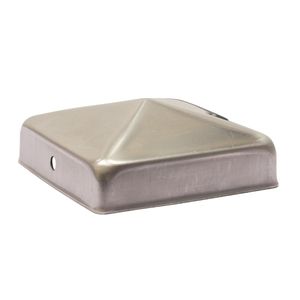 Wovar Paalkap RVS voor 7 x 7 cm Palen | Paalafdekkap