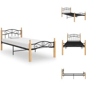 vidaXL Metalen Bedframe - Designer - Bedden - 210x107x90cm - Montage vereist - Bed