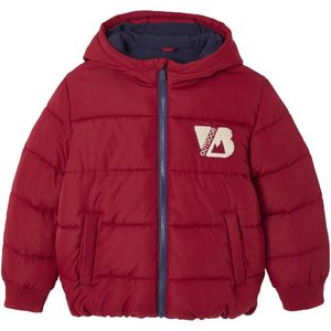 Donsjas - Rood - College-stijl - Voor Jongens - Gewatteerd met Fleece Voering