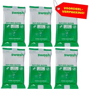 6x Swash Washandjes Parfumvrij 5-pack - Voordeelverpakking!