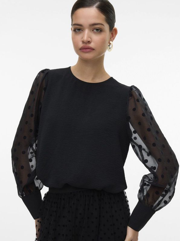 VERO MODA - VMALVA DETAIL LS TOP WVN - Blouse - Dames