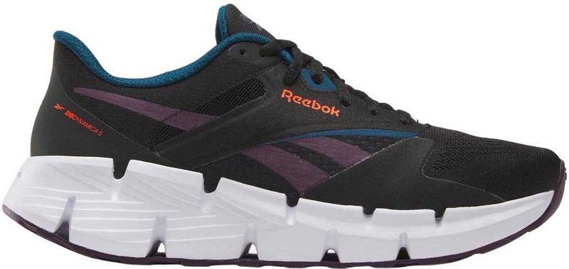 Reebok - Zig Dynamica 5 - Hardloopschoenen - Zwart Wit Digitaal Koraal