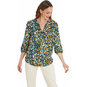 Lange, loszittende tuniek met knoopsluiting