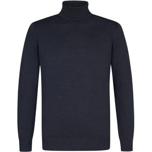 Michaelis - Slim Fit Coltrui - Donkerblauw - Katoenmengsel