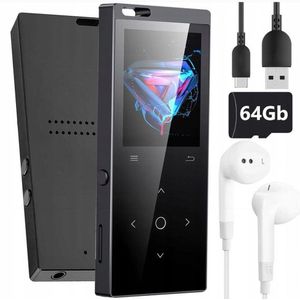 MP3 Speler - Bluetooth 5.2 - 705kbps Opname - Ruisonderdrukking met VOX-functie - Tweetalig Woordenboek - 64GB Opslag - Voor Studie en Reis