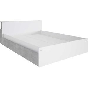 Trasman - Tweepersoonsbed Avani - 140x190 - Wit