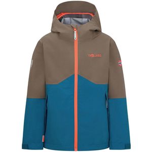 Trollkids - Gjende Jas - Regenjas - Blauw - Waterdicht - Verstelbare Capuchon