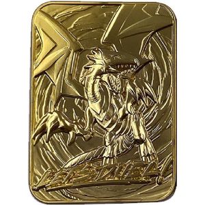 Yu-Gi-Oh! Replica Card Bue-Eyes White Dragon (gold plated)