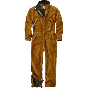 Thermo-Overall - Katoenen Overall - Gewassen Canvas Werkpak - Heren Overall -  Heren Werkpak - Geïsoleerde Overall  met Voering - Carhartt Washed Duck Insulated Coverall - Klassieke USA Carhartt Coverall