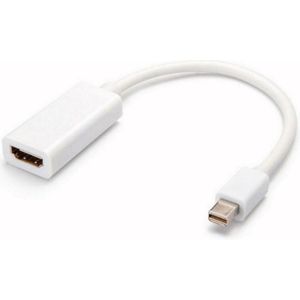 SVH Company Mini Displayport naar HDMI Kabel Adapter voor Macbook Air, Pro en iMac - Thunderbolt 2 - Wit