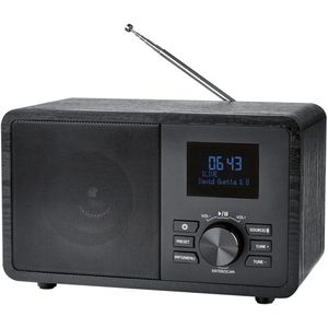SILVERCREST - DAB+ Bluetooth-radio - Zwart - Ontvangstgebied FM-radio - Netadapter