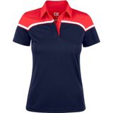 Cutter & Buck Seabeck Polo Dames 354429 - Dark Navy/Red - S