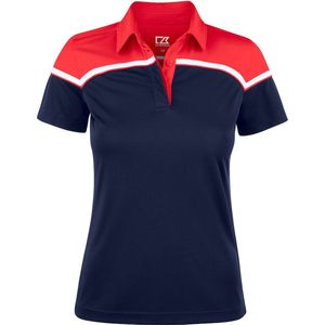 Cutter & Buck Seabeck Polo Dames 354429 - Dark Navy/Red - S