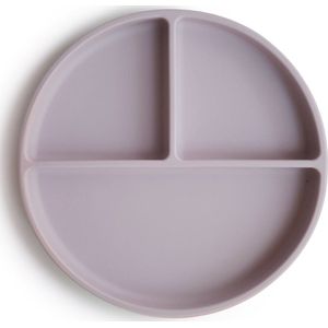 Mushie - Siliconen Vakjesbord met Zuignap - Borden & kommen - Soft Lilac