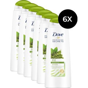 Dove Detox Ritual Shampoo - 6x 400 ml (voor vet haar)