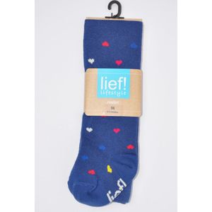 Lief-Maillot met hartjes- Jeans blauw