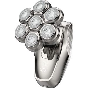 DailySupplies® Skull Shaver - Scheerapparaat Mannen - Bodygroomer - Trimmer - Zilver