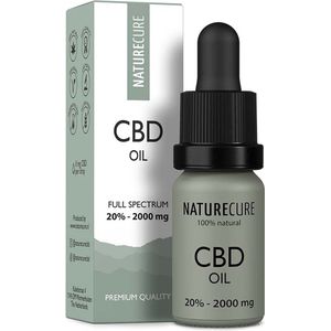 Nature Cure CBD-olie 20% - 2000 mg- Full Spectrum  10 ml
