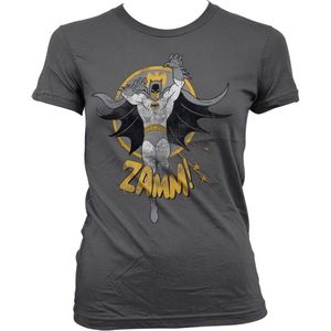 Batman Zamm! Girly T-Shirt Damen Dark-Grey-S