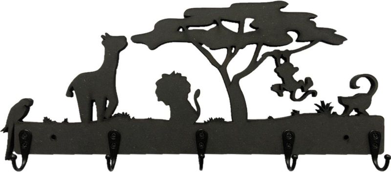 Kapstok - Hout - Zwart