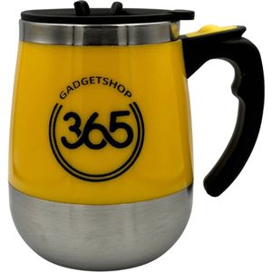 Self Stirring Mug - 1.5V - Thee/Koffie Mok - Zelf Roerend - Geel