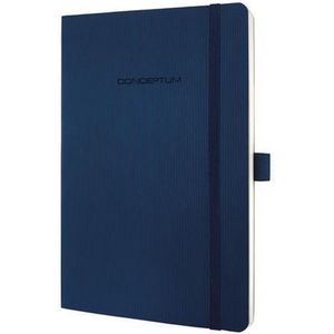 Sigel notitieboek - Conceptum Pure - A5 - softcover - blauw - 194 pagina's - 80 grams - lijn - SI-CO327