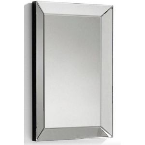 Spiegel met spiegellijst - 80x60cm - HELDER