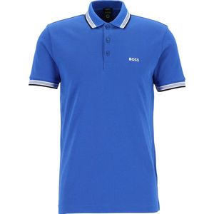 BOSS - Paddy Polo Blauw - Regular-fit - Heren Poloshirt Maat M