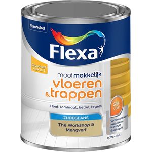 Flexa Mooi Makkelijk - Lak - Vloeren en Trappen - Mengkleur - The Workshop 5 - 750 ml