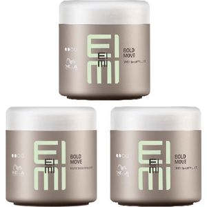 Wella Professionals - EIMI Bold Move - Matte Texturizing Paste - 3 x 150ML