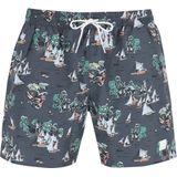HUGO BOSS Piranha swim shorts - heren zwembroek - donkergrijs dessin