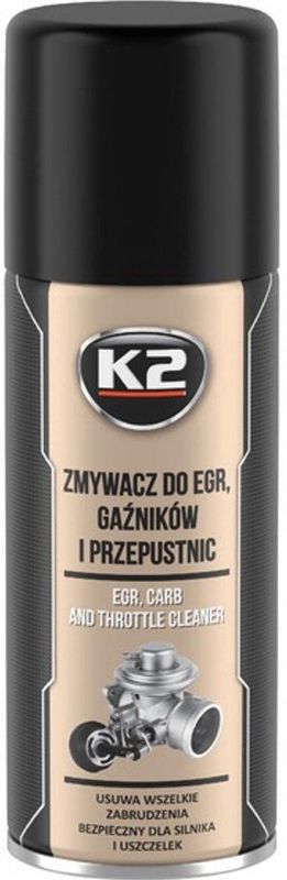 k2 egr preparaat - reinigingsspray voor het egr systeem - uitlaatgas recirculatie schoonmaak spray - turbocompressor en inlaatspruitstuk cleaning - koolstof en roet verwijdering spray