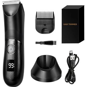 WiseGoods Premium USB-C Scheerapparaat Voor Heren - Scheermachine - Trimmer Man - Scheerapparaten - Haartrimmer Mannen - Zwart