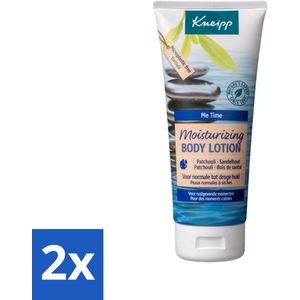 2 x Kneipp - Body lotion - Me‑Time - Patchouli & Sandelhout - 200 ml - Lichaamslotion - Hydraterende Lotion - Natuurlijke Verzorging - Patchouli - Sandelhout