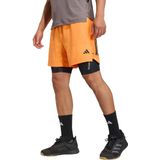 adidas Performance D4T POWER 3 STRIPES SHORT - Heren - Oranje